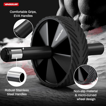Vinsguir Ab Roller – Core & Ab Workout Equipment for Home Gym