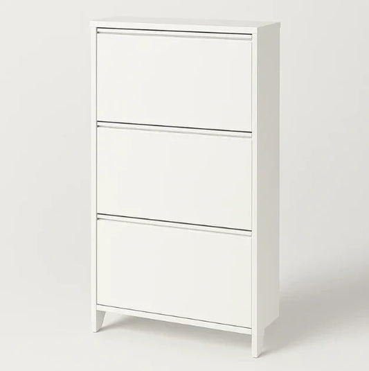 Thin Wooden Shoe Rack – 3 Doors
